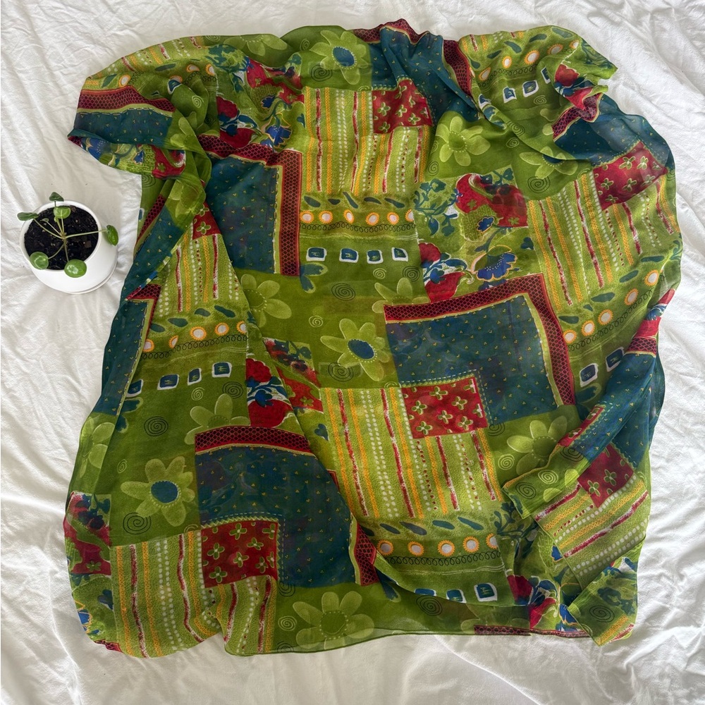 Colorful Patchwork Scarf